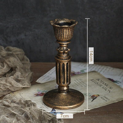 Lighteme Vintage Lotus Resin Candle Holder