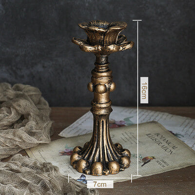 Lighteme Vintage Lotus Resin Candle Holder
