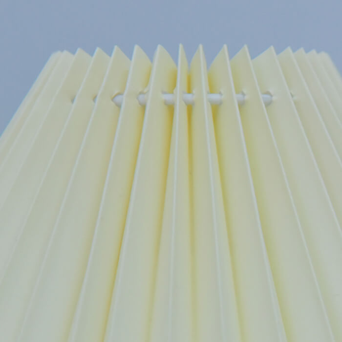 Lighteme Vintage Plissee Fan Tischlampe