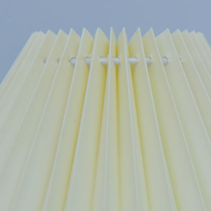 Lighteme Vintage Plissee Fan Tischlampe