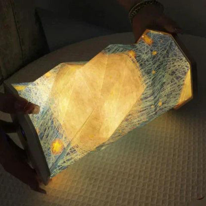 Lighteme Handgefertigte faltbare Kunstlampe 
