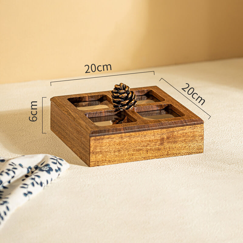 Lighteme Walnut Storage Box