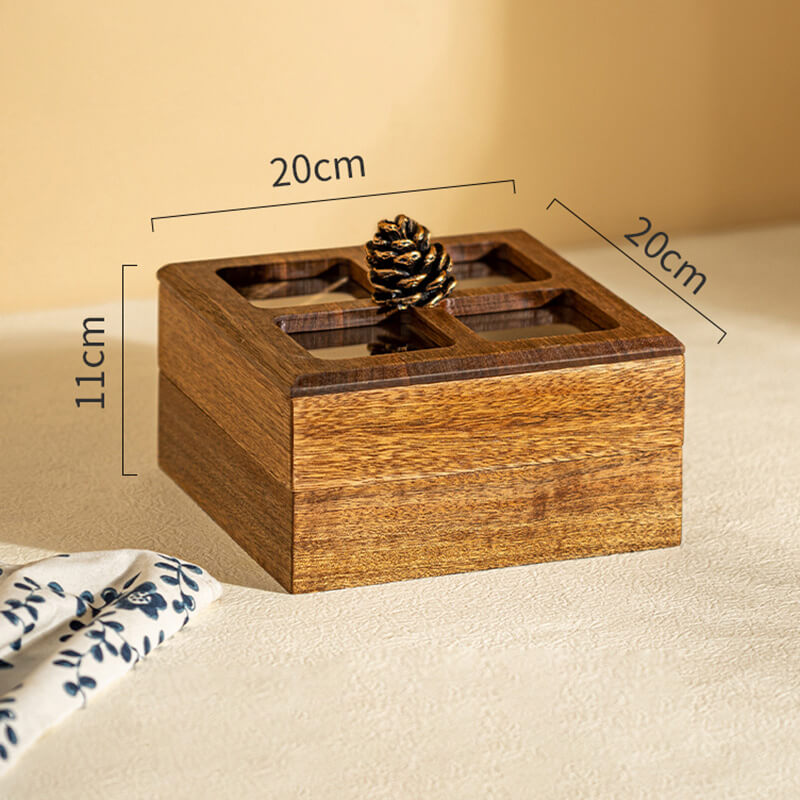 Lighteme Walnut Storage Box