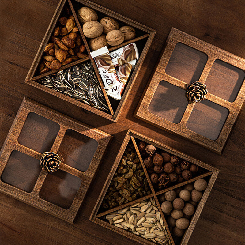 Lighteme Walnut Storage Box