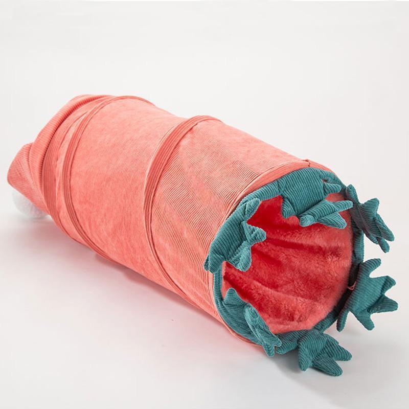 Lighteme Washable Corduroy Cat Toy Hideaway Tunnel (3 colors)
