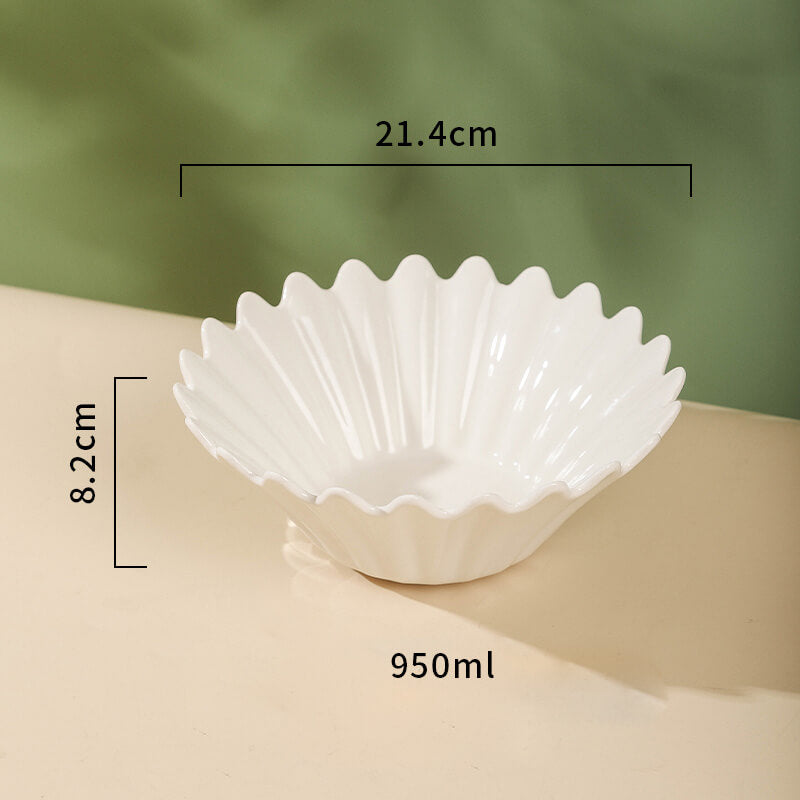Lighteme Wavy Edge Ceramic Bowl