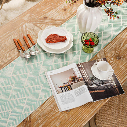 Lighteme Wavy Jute Table Runner