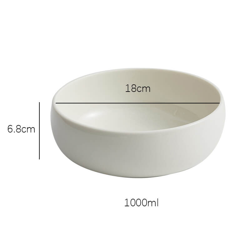 Lighteme White Porcelain Bowl