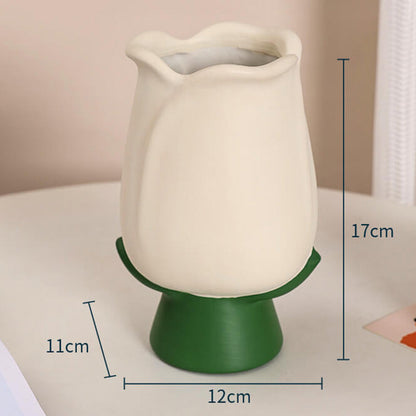 Vase en céramique en forme de tulipe Lighteme