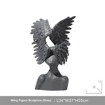 Lighteme Wing Figure Sculpture
