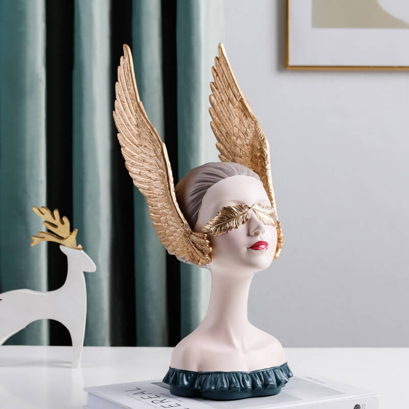 Lighteme Wing Girl Resin Decoration