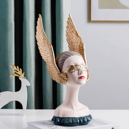 Lighteme Wing Girl Resin Decoration