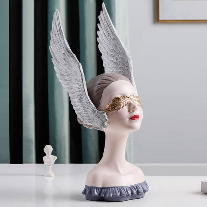 Lighteme Wing Girl Resin Decoration