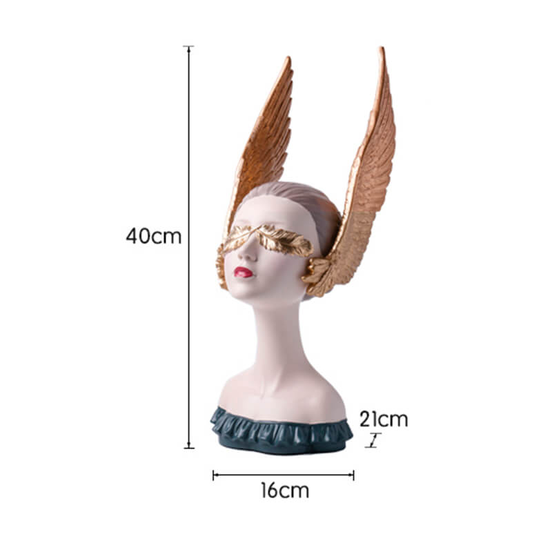 Lighteme Wing Girl Resin Decoration