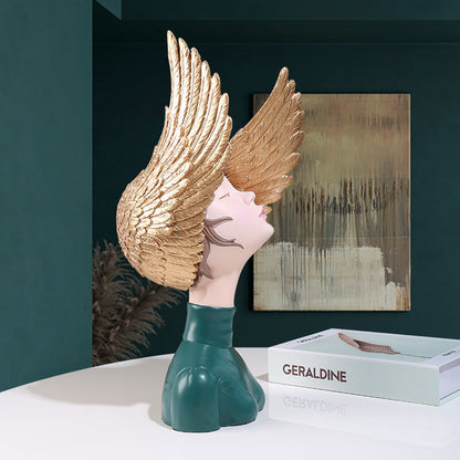 Lighteme Wing Girl Resin Decoration