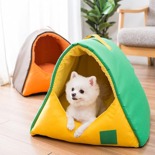 IHRneer Winter Warme Hundehütte Welpenhöhle