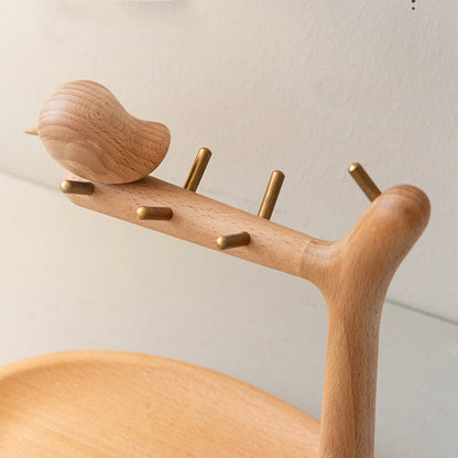 Lighteme Wooden Bird Desktop Storage Rack
