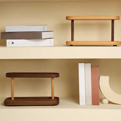 Lighteme Wooden Jewelry Desktop Storage Rack