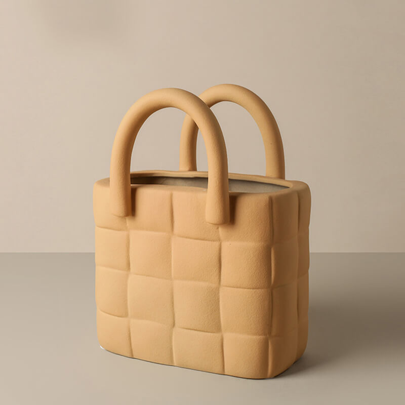 Lighteme gewebte Tasche Keramikvase
