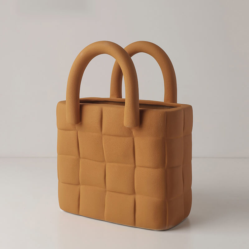 Lighteme gewebte Tasche Keramikvase