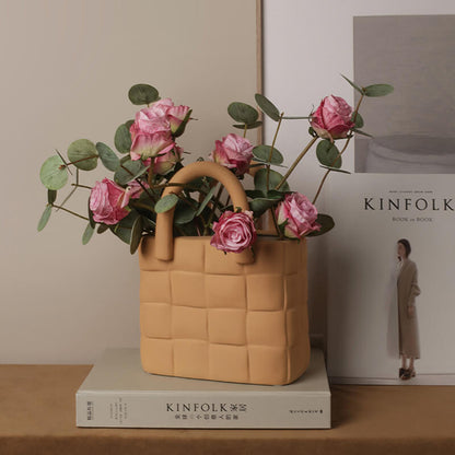 Lighteme gewebte Tasche Keramikvase