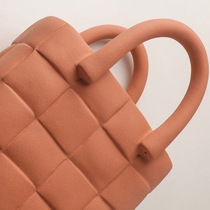 Lighteme gewebte Tasche Keramikvase