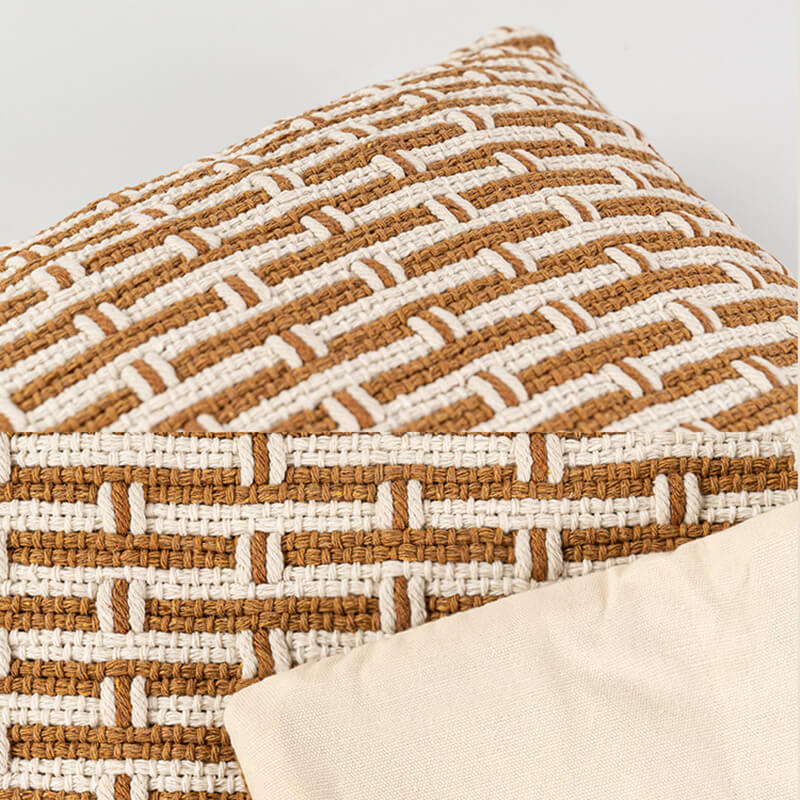 Housse de coussin tissée Lighteme