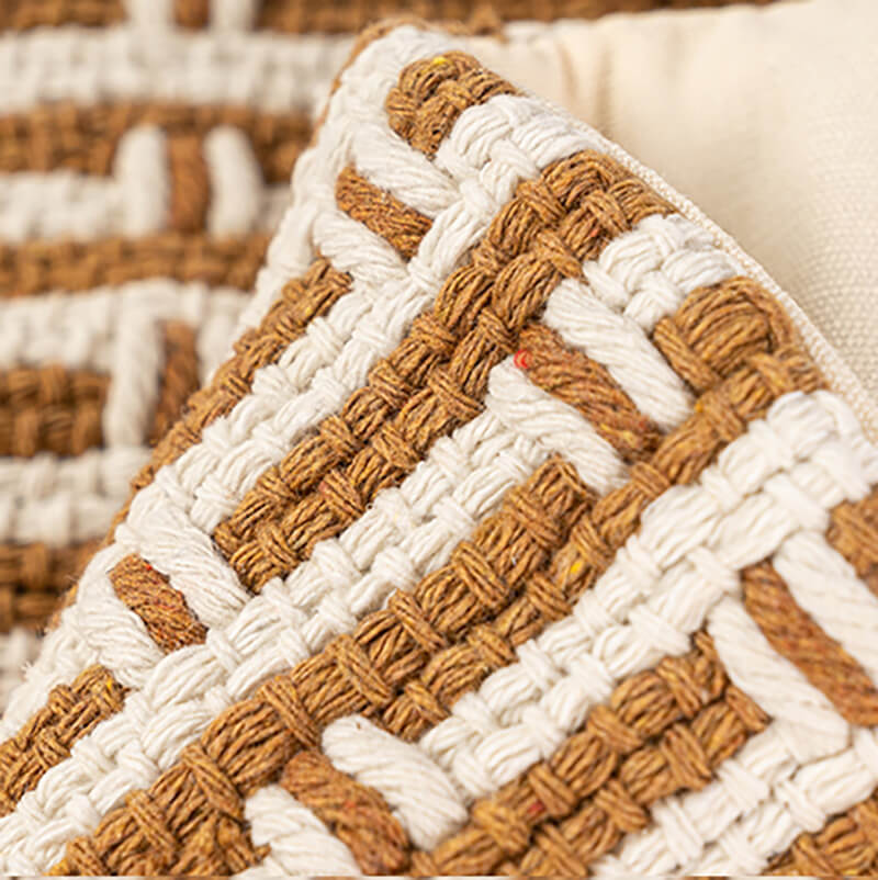 Housse de coussin tissée Lighteme