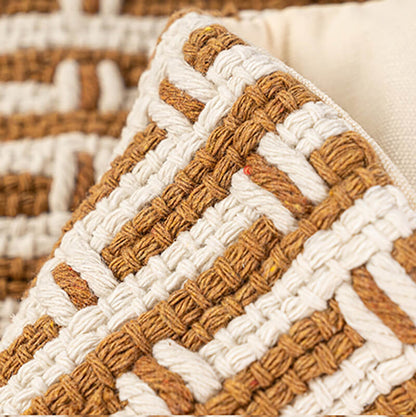 Housse de coussin tissée Lighteme