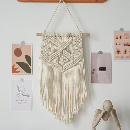 Lighteme Simple Woven Tassel Wall Hanging