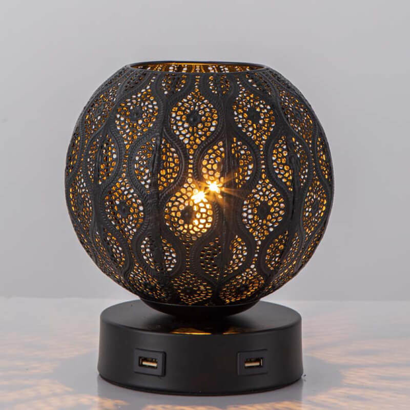 Lighteme Tischlampe aus Schmiedeeisen