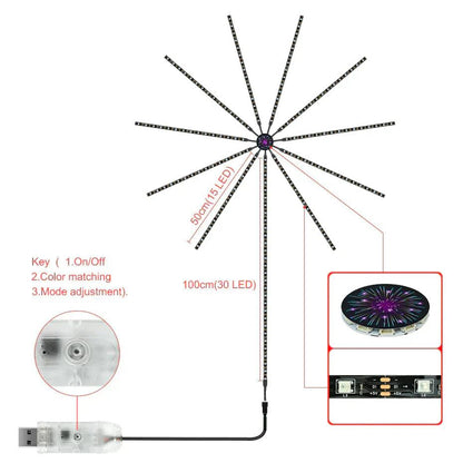 Lighteme Intelligente LED-Feuerwerkslichter