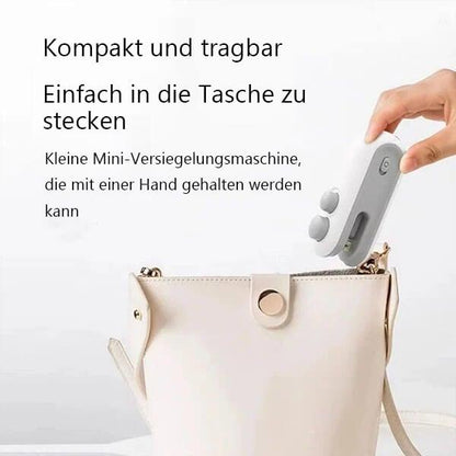 Lighteme Mini-Beutelverschließer, tragbares 2-in-1-Werkzeug
