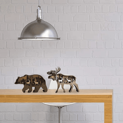 Lighteme Kreative Waldtierdekoration