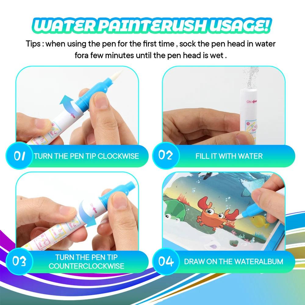 Lighteme Malerei Magisches Wasserbuch