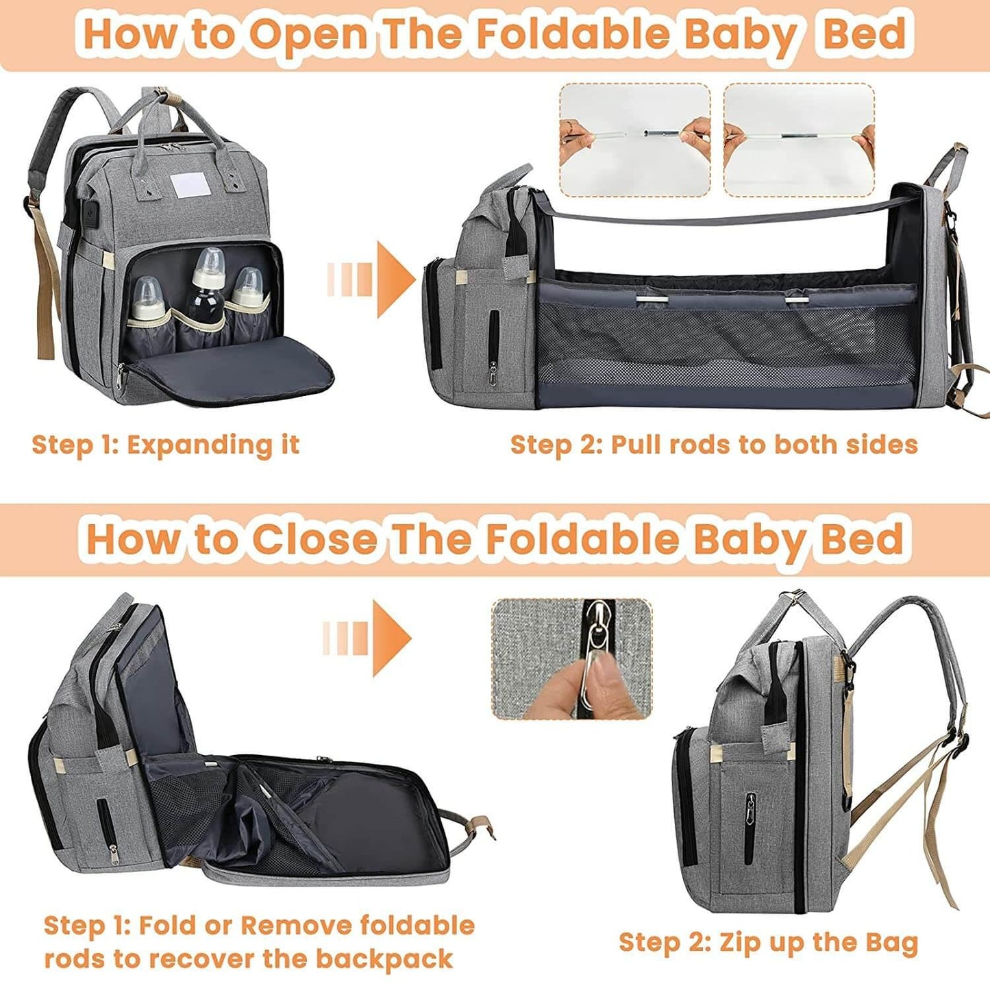Lighteme All-in-one Mum Bag – Ein echtes MUST HAVE für jede Mama