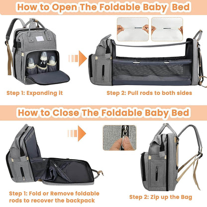 Lighteme All-in-one Mum Bag – Ein echtes MUST HAVE für jede Mama