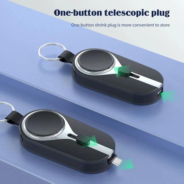 Lighteme 2 in 1 smartphone charger on your key ring