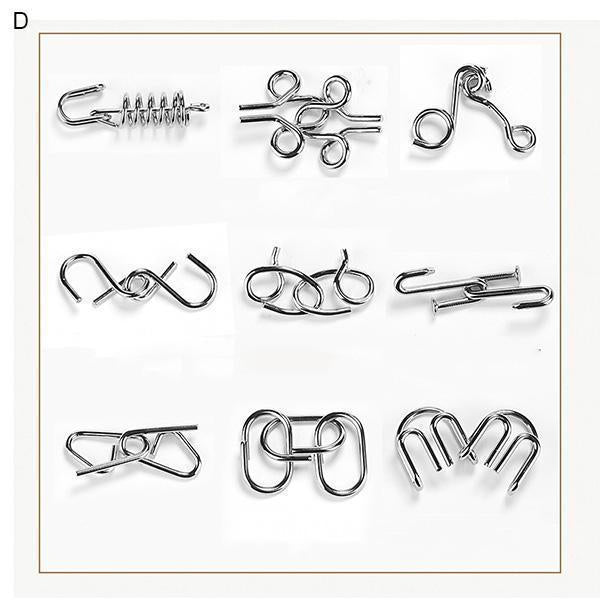Lighteme Nine Interlocking Rings Link (7 types)