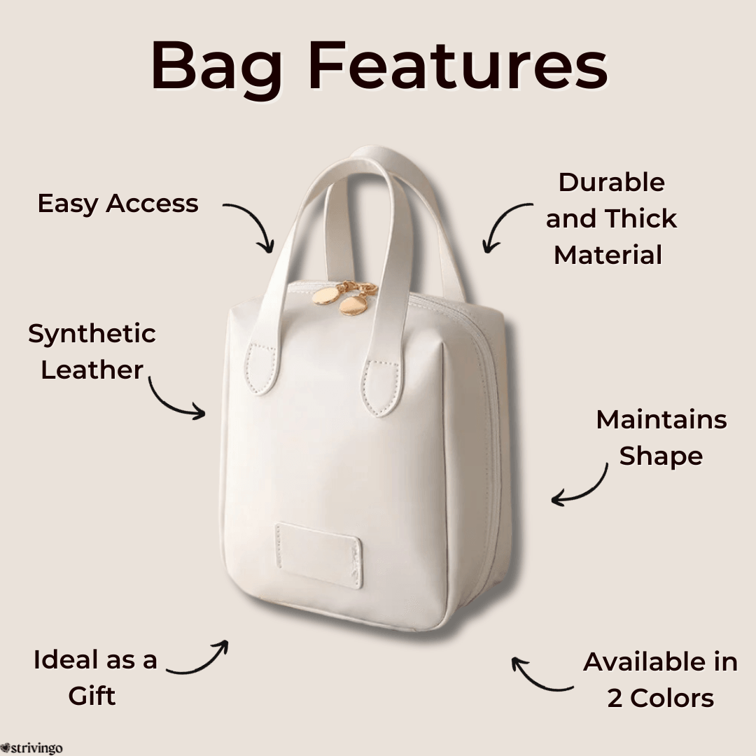 Lighteme Tragbare, wasserdichte Make-up-Tasche