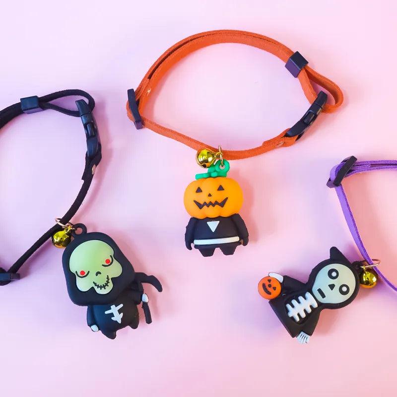 Collier décoratif pour animaux de compagnie Lighteme Halloween