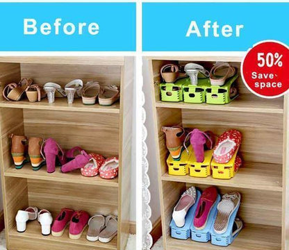 Lighteme Easy Magic Shoes Organizer-Double your shoe storage space in a snap! (5 pcs in one package)