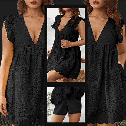 Lighteme Romper Dress with Shorts