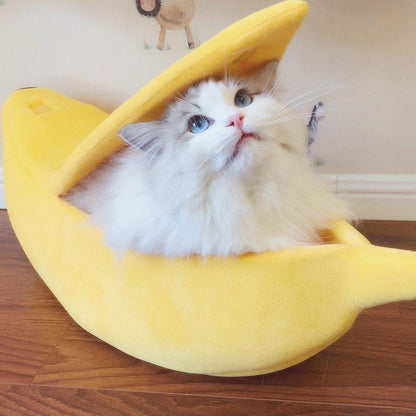 Lighteme Cute Cat Banana Bed