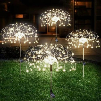 Wasserdichte Solar-Feuerwerkslampe für den Garten von Lighteme | 1 KAUFEN, 1 GRATIS ERHALTEN (2 STÜCK)