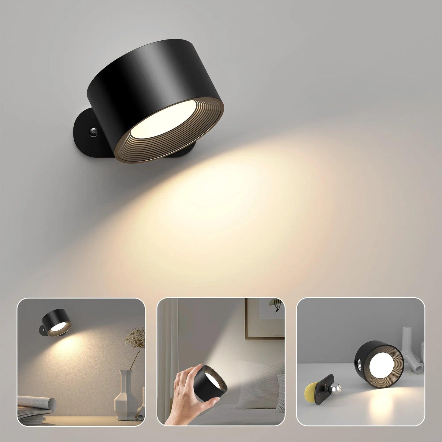 Lighteme LED wall light, wireless