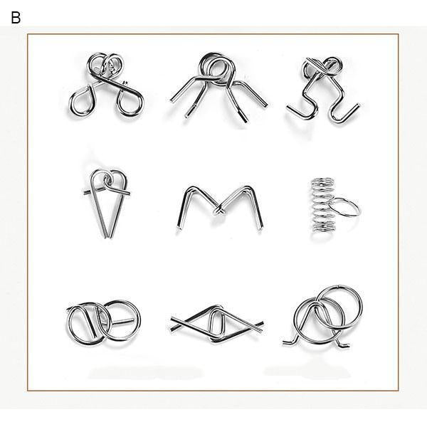 Lighteme Nine Interlocking Rings Link (7 types)