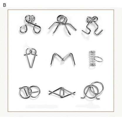 Lighteme Nine Interlocking Rings Link (7 types)