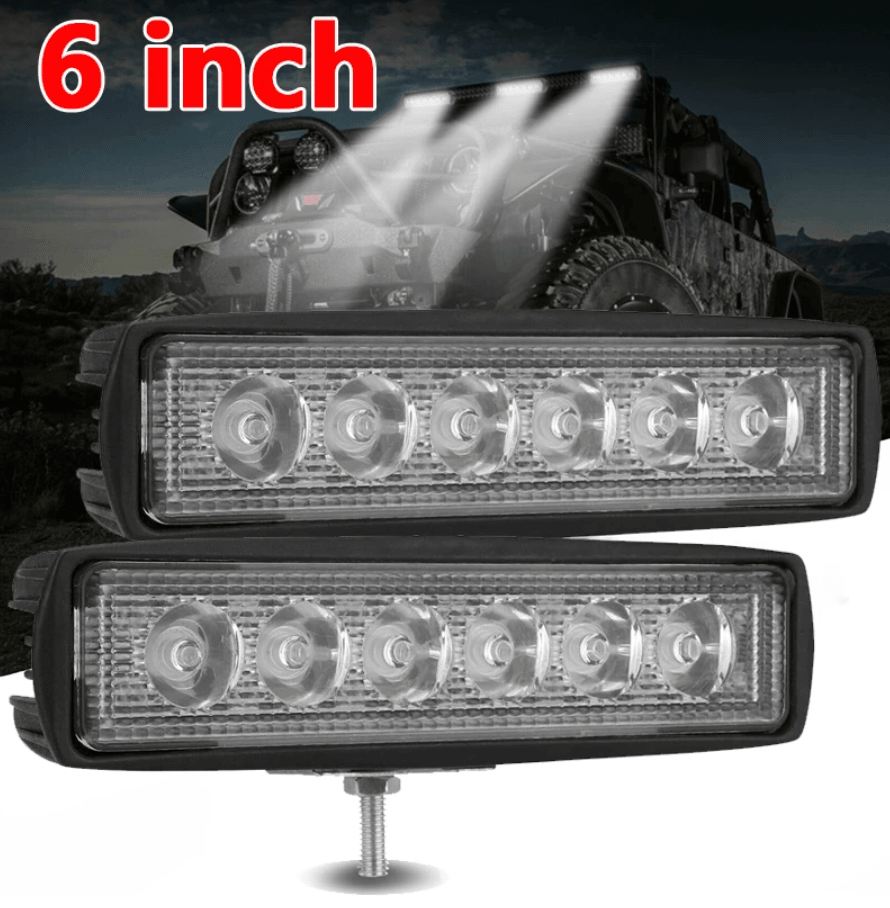 Lighteme Auto-Scheinwerfer Flutlicht 6 LED 