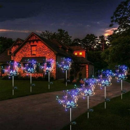 Wasserdichte Solar-Feuerwerkslampe für den Garten von Lighteme | 1 KAUFEN, 1 GRATIS ERHALTEN (2 STÜCK)